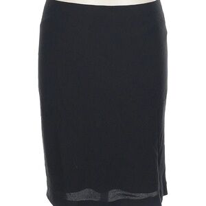 Akris Classic office Black Pencil Skirt size 10 EUC